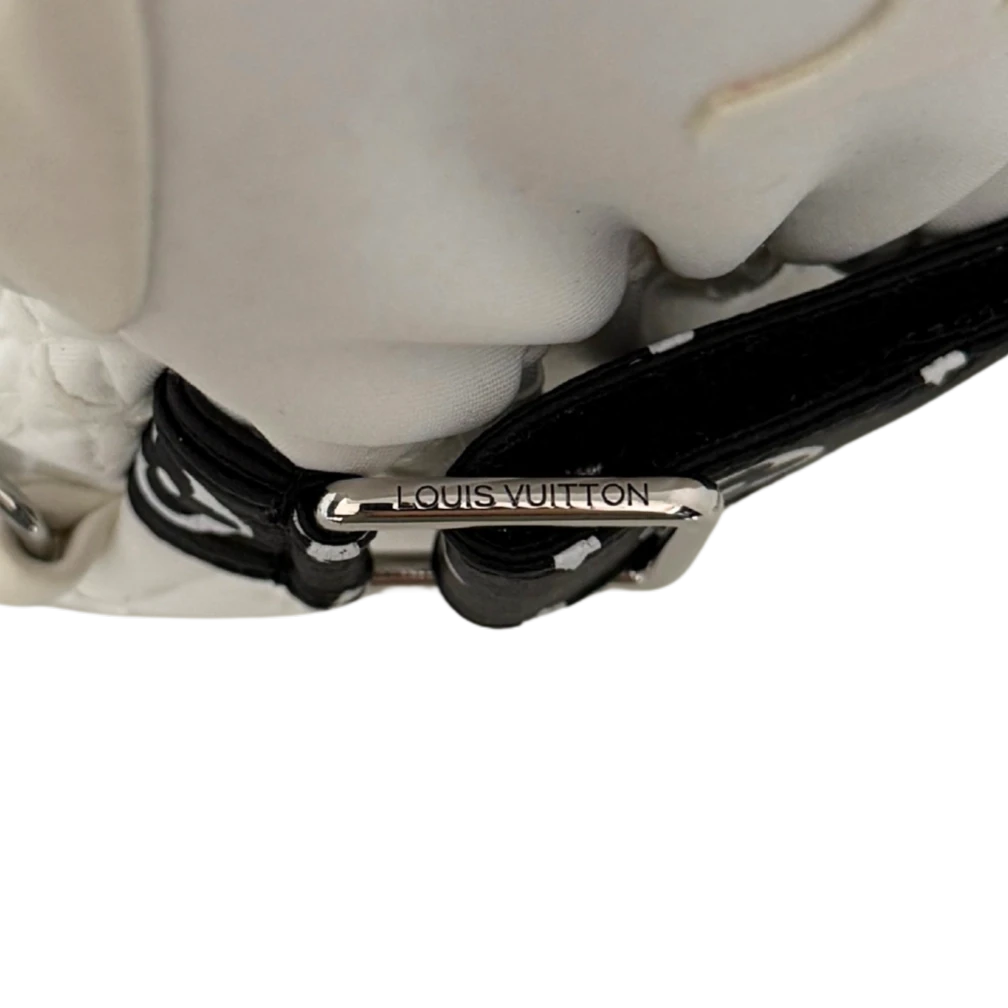 Louis Vuitton LV Snow Handschuhe Weiß / sehr gut Louis Vuitton