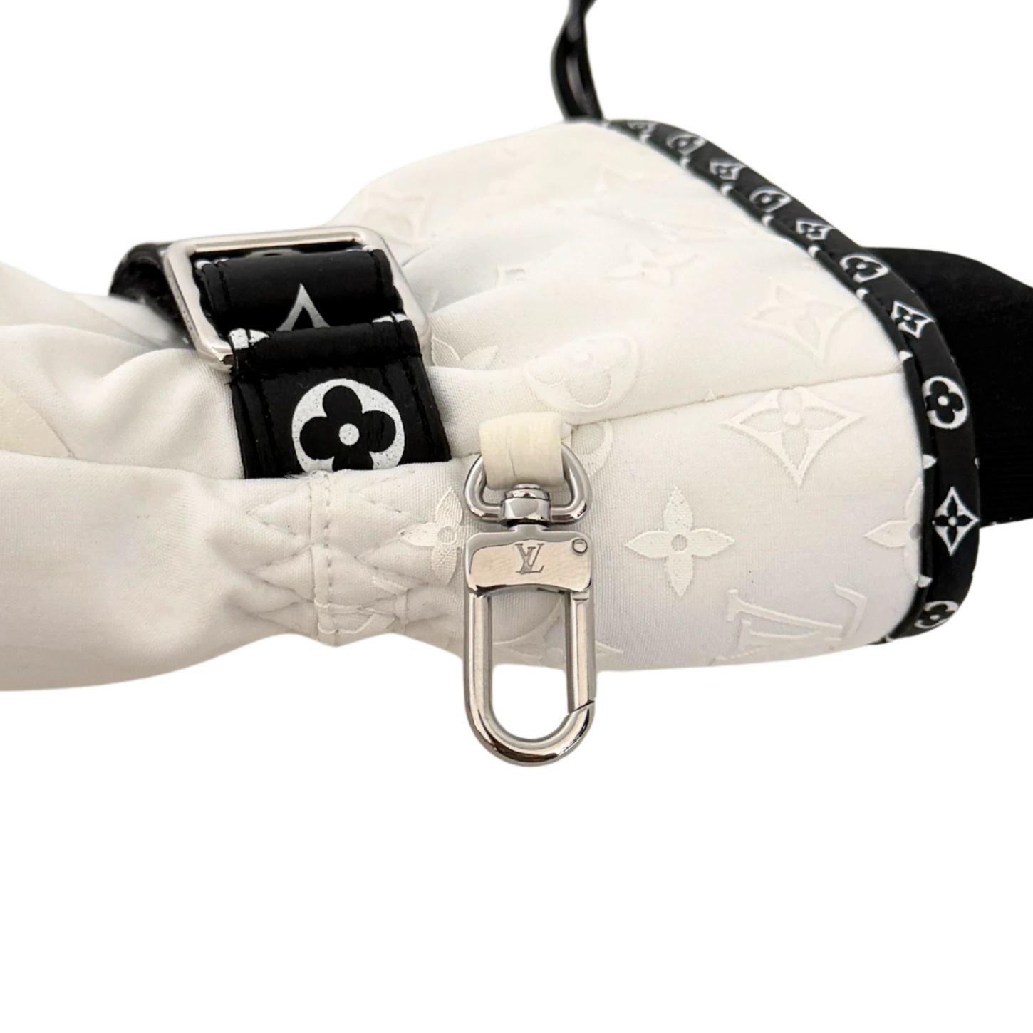 Louis Vuitton LV Snow Handschuhe Weiß / sehr gut Louis Vuitton
