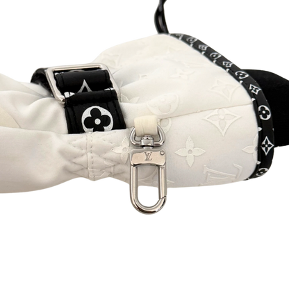 Louis Vuitton LV Snow Handschuhe Weiß / sehr gut Louis Vuitton