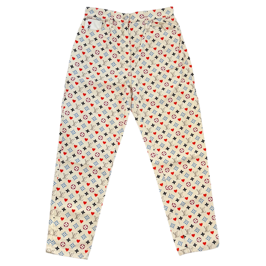 Louis Vuitton Monogram Jeans aus Baumwolle Größe 42 Multicolor / sehr gut Louis Vuitton