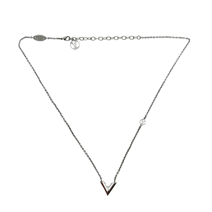 Louis Vuitton Essential V Halskette Silber / neuwertig Louis Vuitton