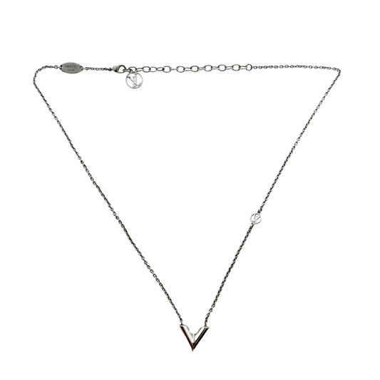 Louis Vuitton Essential V Halskette Silber / neuwertig Louis Vuitton