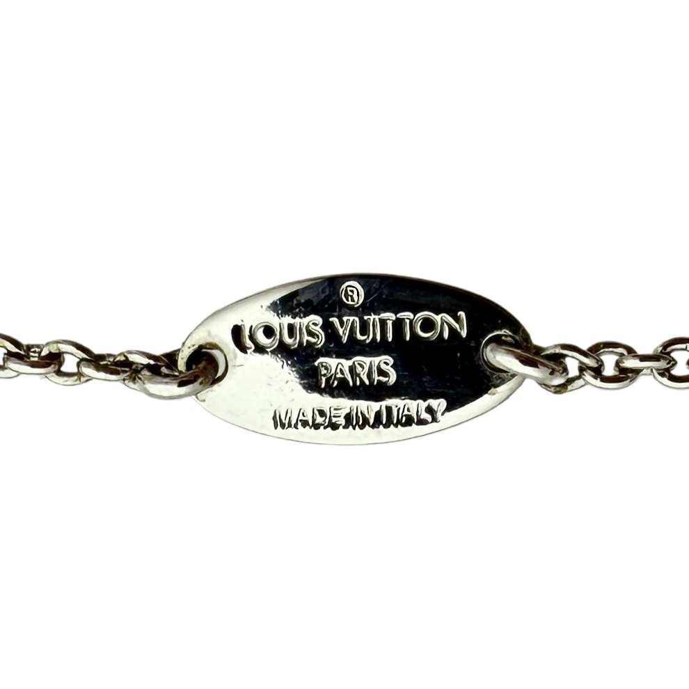 Louis Vuitton Essential V Halskette Silber / neuwertig Louis Vuitton