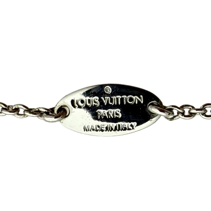 Louis Vuitton Essential V Halskette Silber / neuwertig Louis Vuitton
