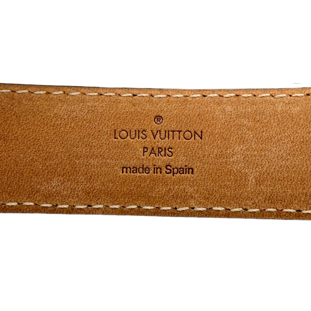 Louis Vuitton LV Initiales Gürtel 75cm Braun Fullset / sehr gut Louis Vuitton