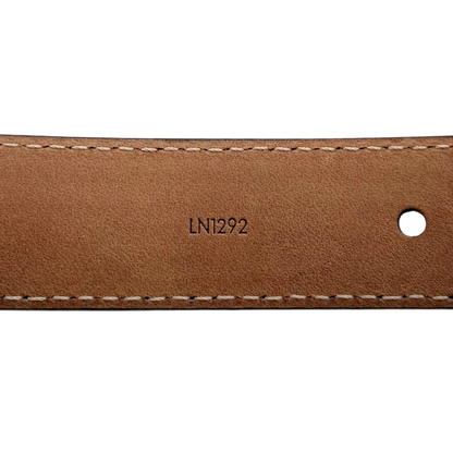 Louis Vuitton LV Initiales Gürtel 75cm Braun Fullset / sehr gut Louis Vuitton