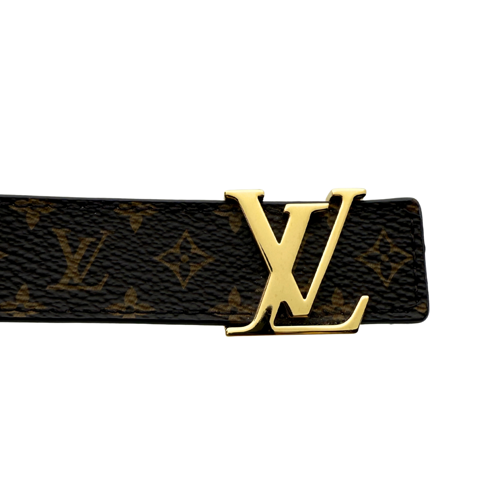 Louis Vuitton LV Initiales Gürtel 75cm Braun Fullset / sehr gut Louis Vuitton