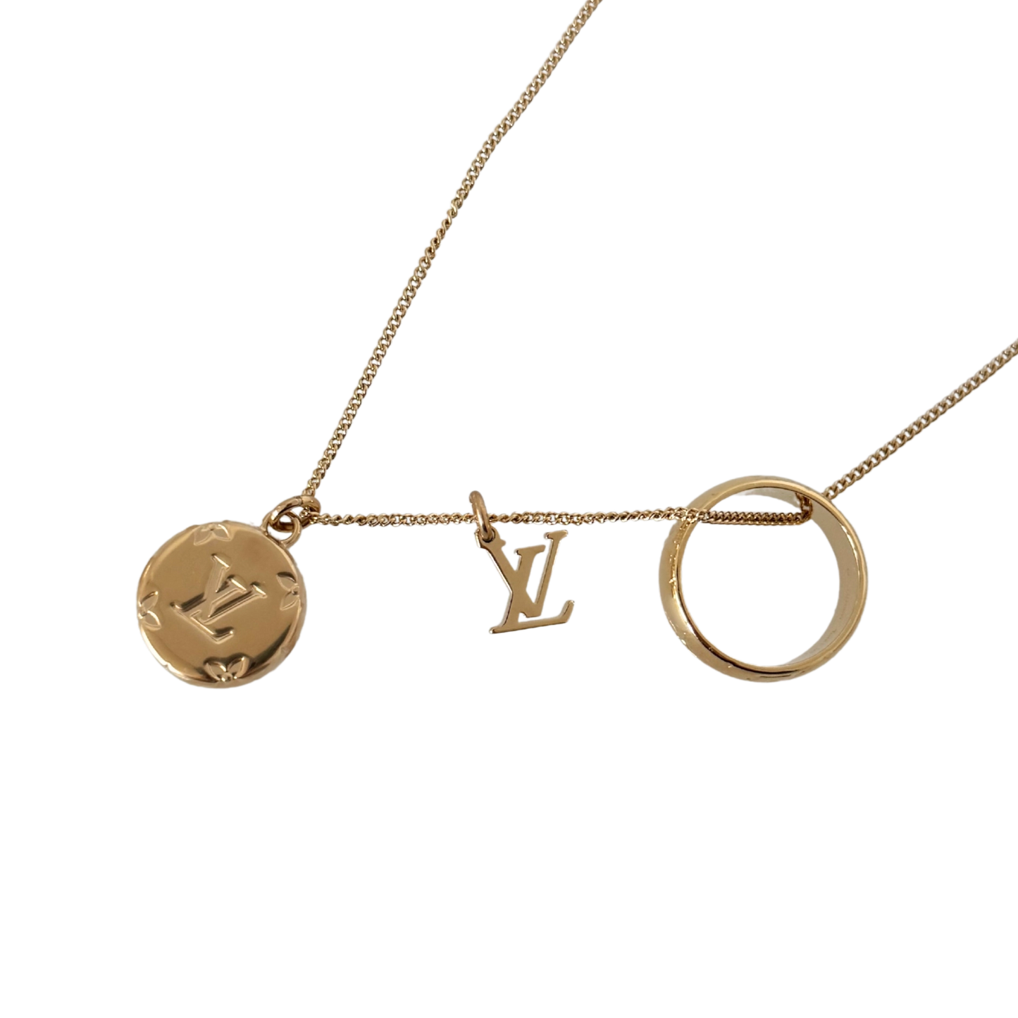 Louis Vuitton Monogram Halskette Gold / Louis Vuitton