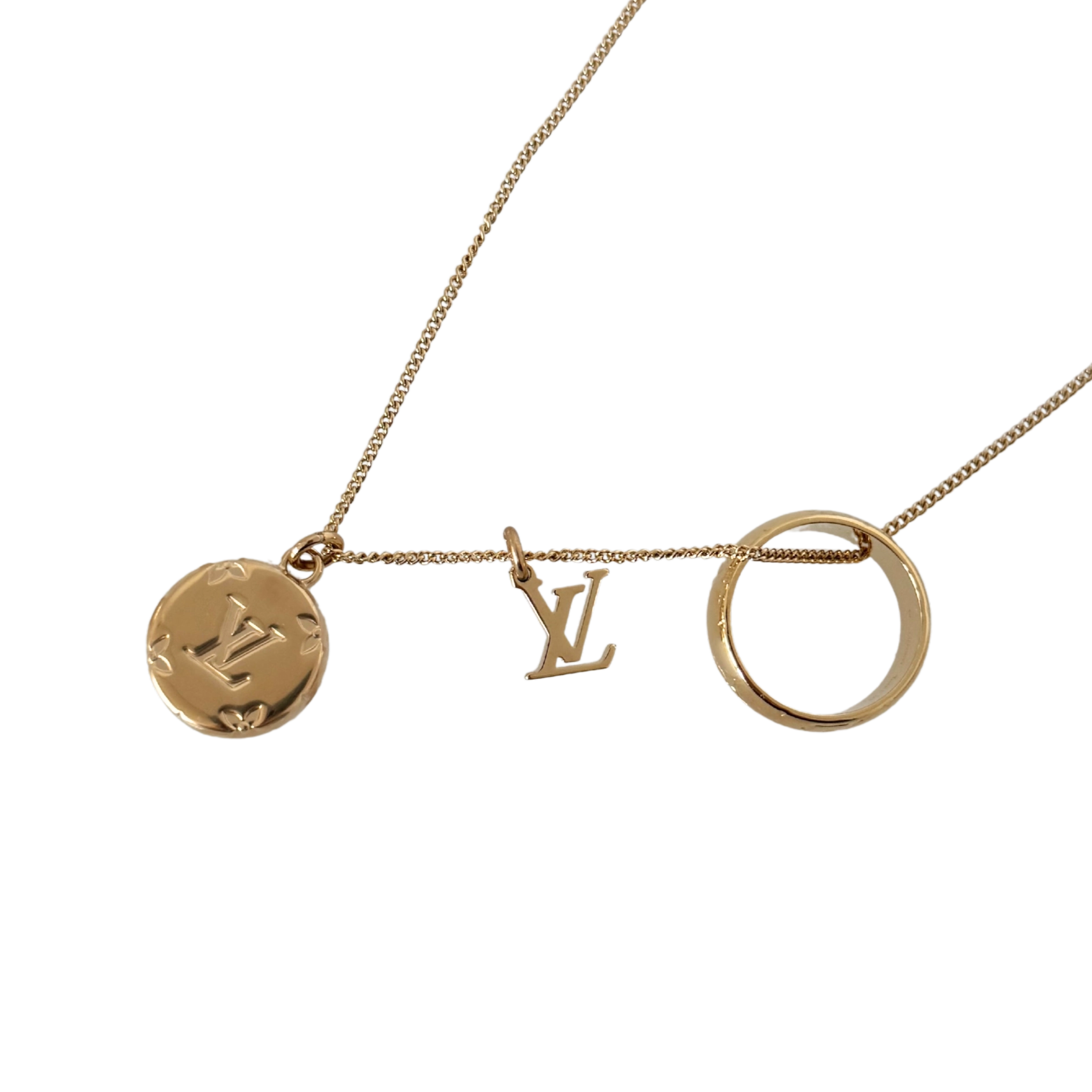Louis Vuitton Monogram Halskette Gold / Louis Vuitton