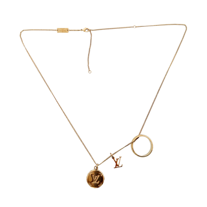 Louis Vuitton Monogram Halskette Gold / Louis Vuitton