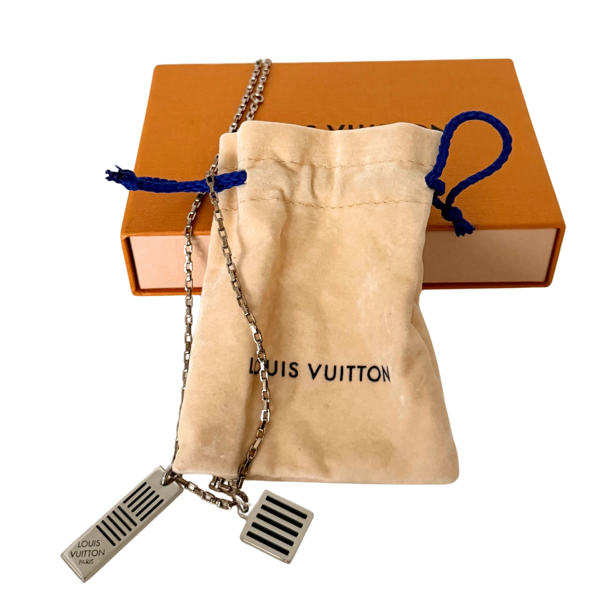 Louis Vuitton Damier Collier M62490  Silber / sehr gut Louis Vuitton