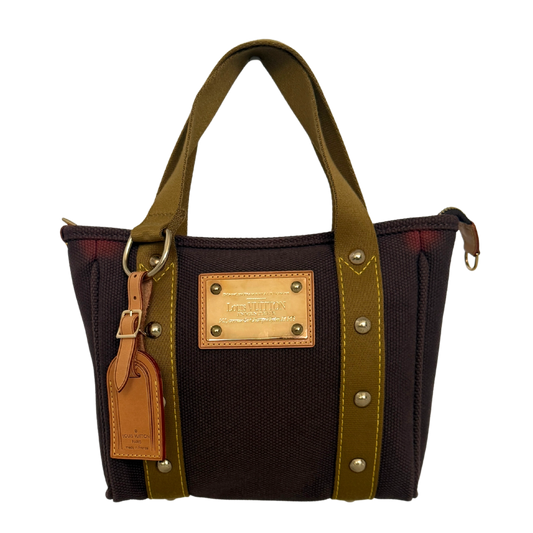 Louis Vuitton Tote Bag Antigua Cabas PM M40089 Braun / sehr gut Louis Vuitton