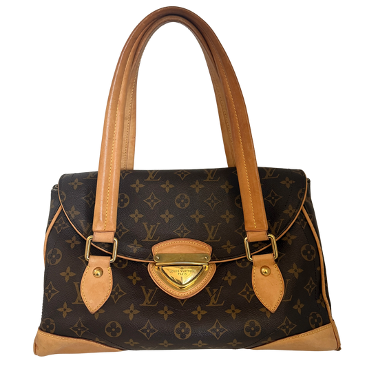 Louis Vuitton Monogram Beverly Tasche / akzeptabel Louis Vuitton