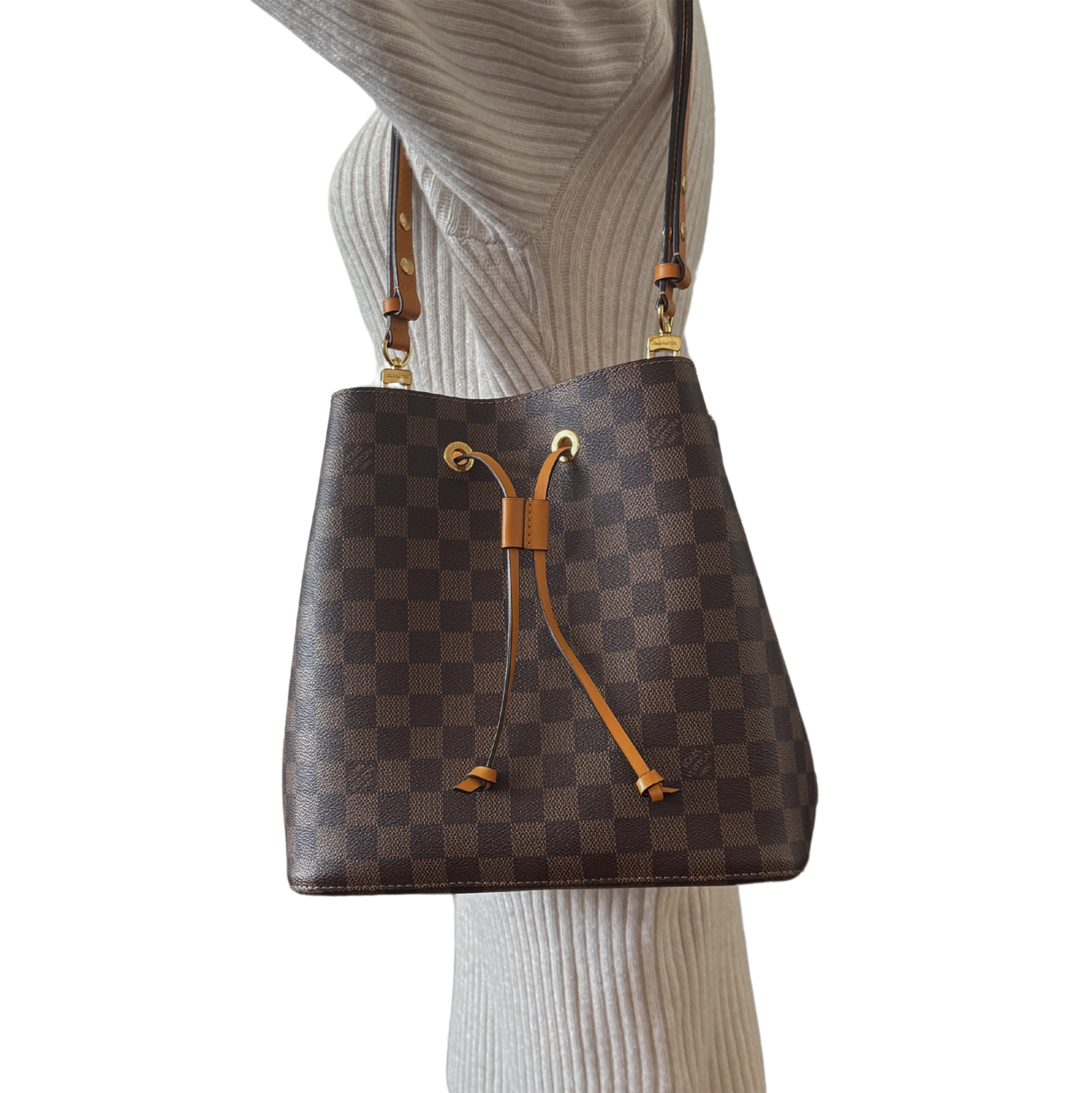 Louis Vuitton NéoNoé Damier MM Braun / neuwertig Louis Vuitton