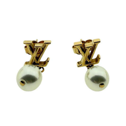 Louis Vuitton LV Iconic Louisa Ohrringe Gold Fullset / neuwertig