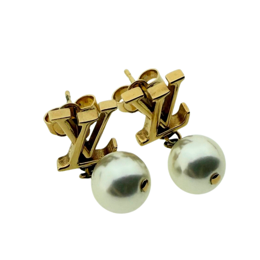 Louis Vuitton LV Iconic Louisa Ohrringe Gold Fullset / neuwertig