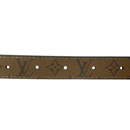 Louis Vuitton Iconic Reversible Gürtel Braun / sehr gut Louis Vuitton