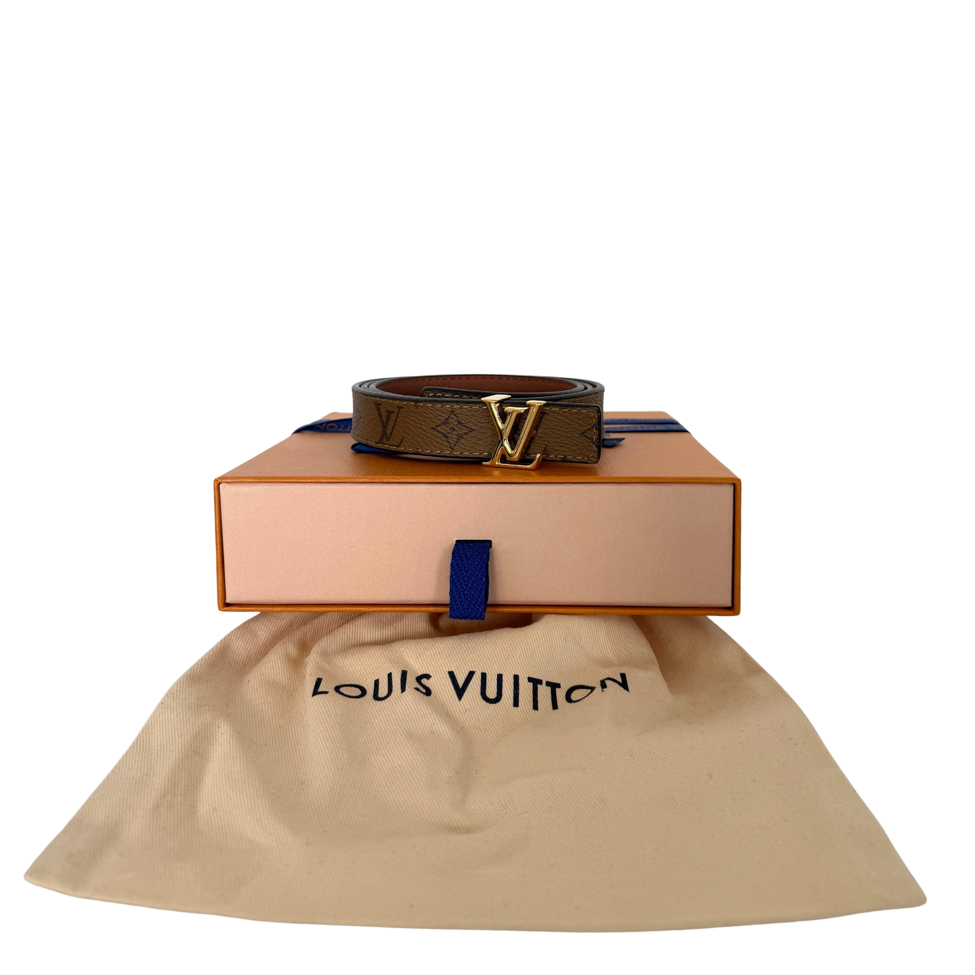 Louis Vuitton Iconic Reversible Gürtel Braun / sehr gut Louis Vuitton
