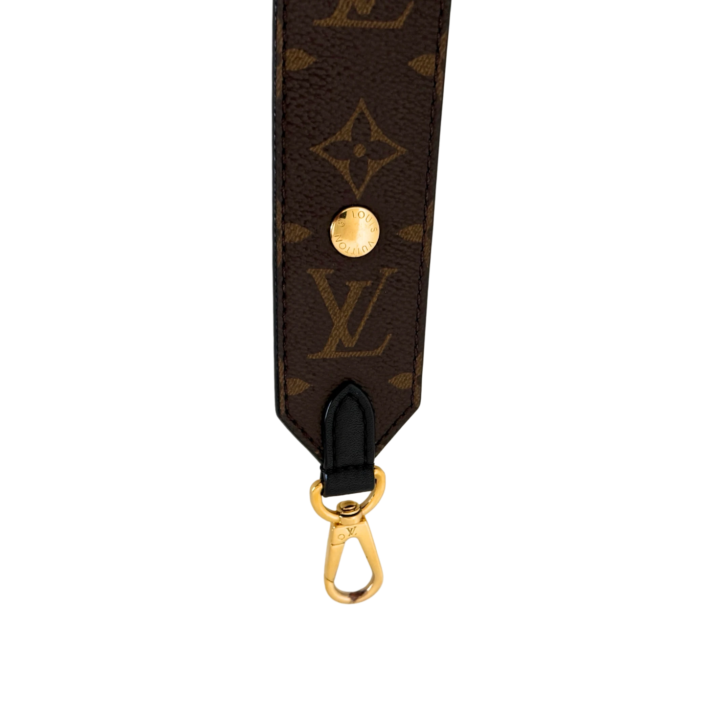 Louis Vuitton Monogram Canvas Schulterriemen J02465 Braun / sehr gut Louis Vuitton