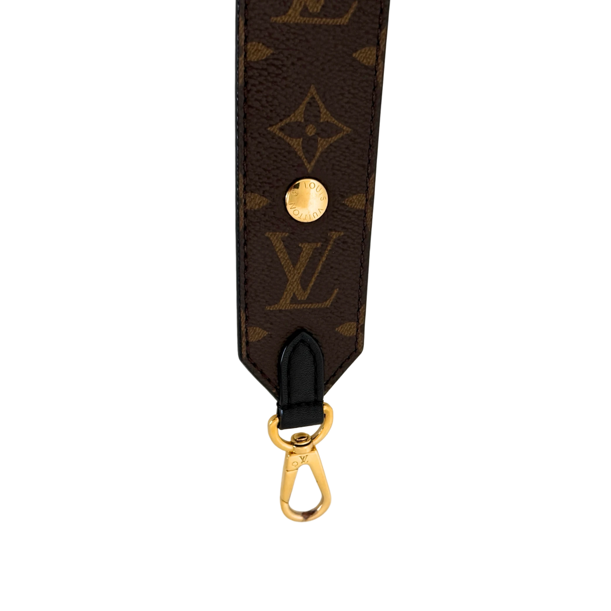 Louis Vuitton Monogram Canvas Schulterriemen J02465 Braun / sehr gut Louis Vuitton