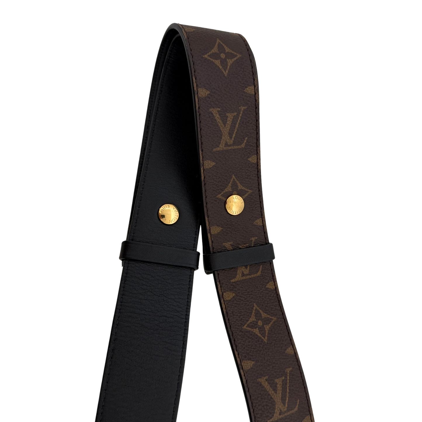 Louis Vuitton Monogram Canvas Schulterriemen J02465 Braun / sehr gut Louis Vuitton