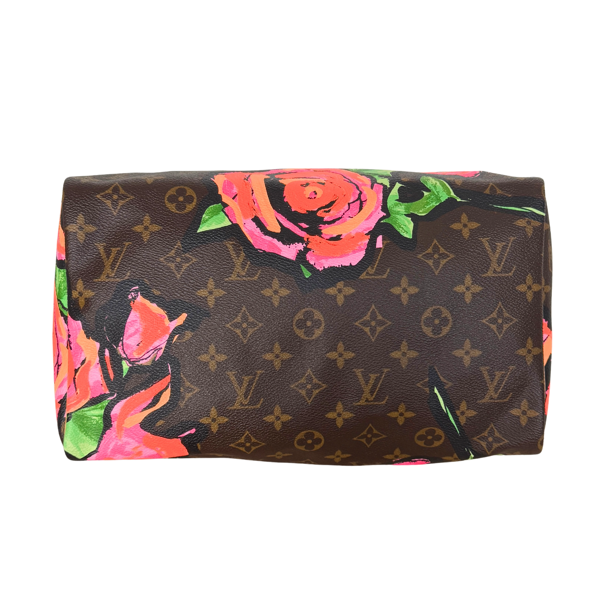 Louis Vuitton Speedy 30 Roses Monogram Canvas Braun / neuwertig Louis Vuitton