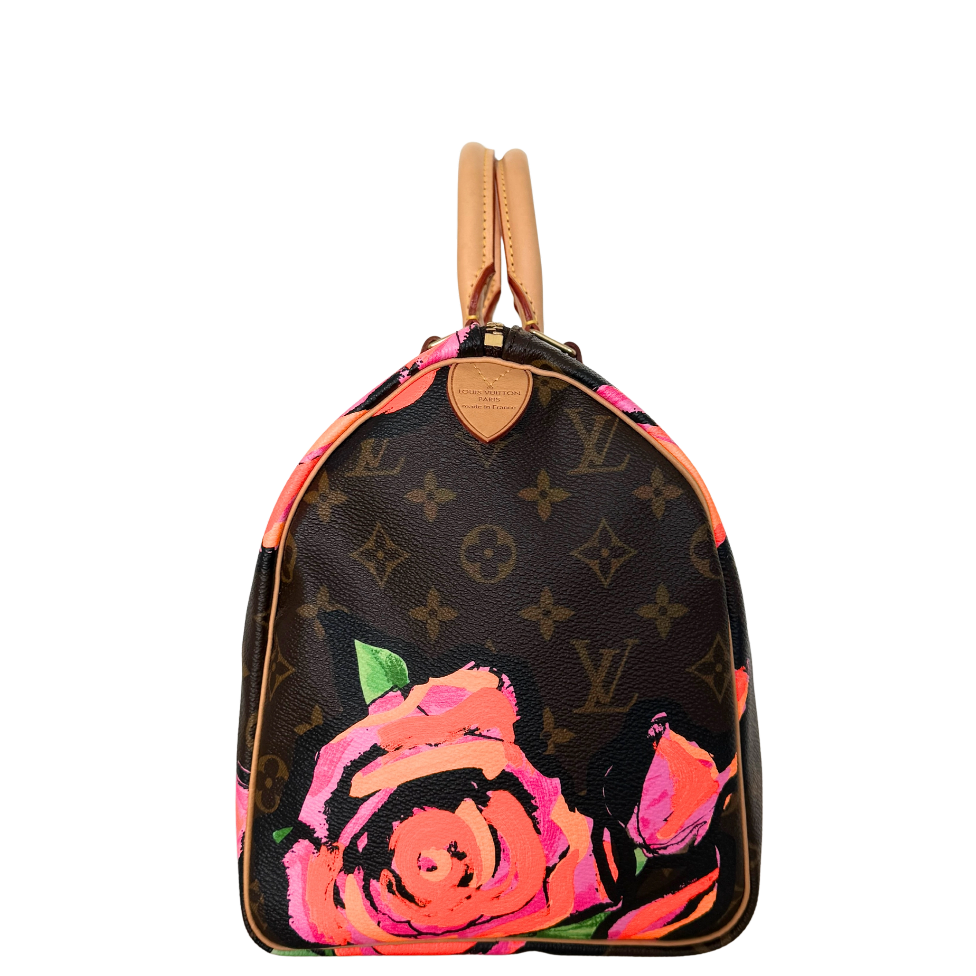 Louis Vuitton Speedy 30 Roses Monogram Canvas Braun / neuwertig Louis Vuitton