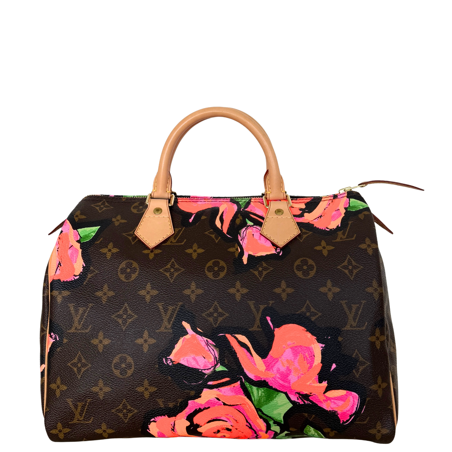Louis Vuitton Speedy 30 Roses Monogram Canvas Braun / neuwertig Louis Vuitton