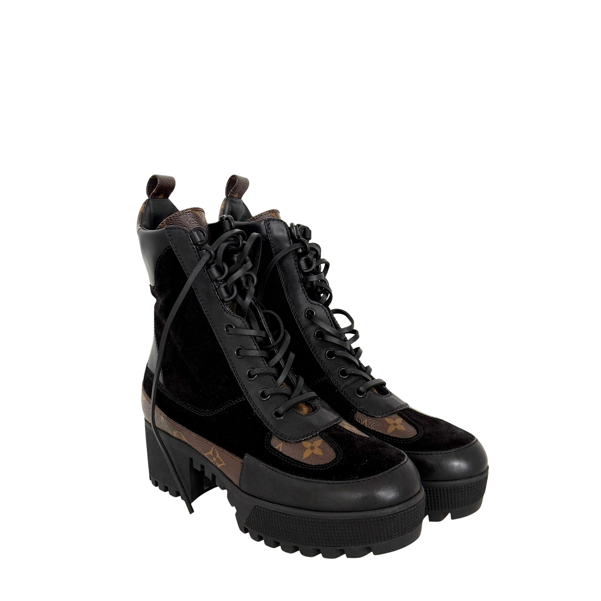 Louis Vuitton Laureate Desertboot 1A4XY3 Größe 39 Schwarz Fullset / neuwertig Louis Vuitton