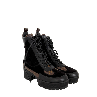 Louis Vuitton Laureate Desertboot 1A4XY3 Größe 39 Schwarz Fullset / neuwertig Louis Vuitton