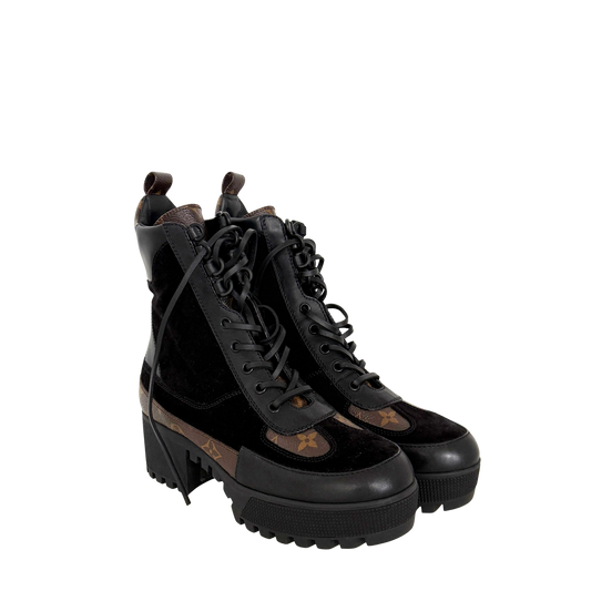 Louis Vuitton Laureate Desertboot Größe 39 Schwarz Fullset / neuwertig Louis Vuitton