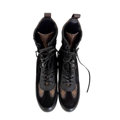 Louis Vuitton Laureate Desertboot 1A4XY3 Größe 39 Schwarz Fullset / neuwertig Louis Vuitton