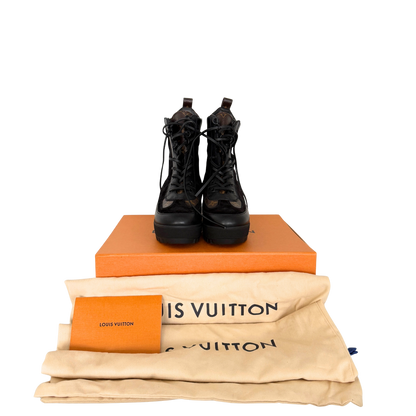 Louis Vuitton Laureate Desertboot 1A4XY3 Größe 39 Schwarz Fullset / neuwertig Louis Vuitton