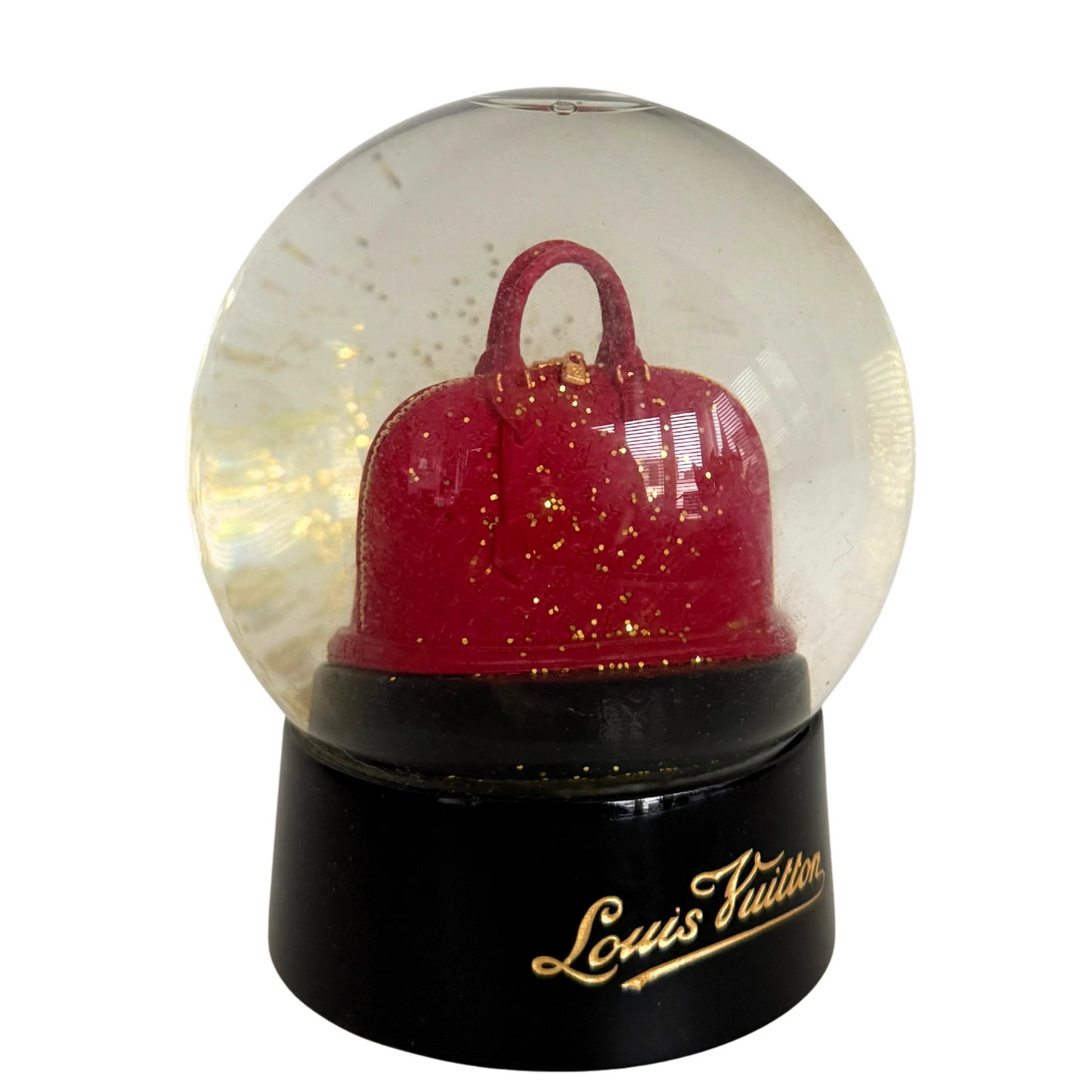Louis Vuitton Alma Schneekugel Rot Louis Vuitton