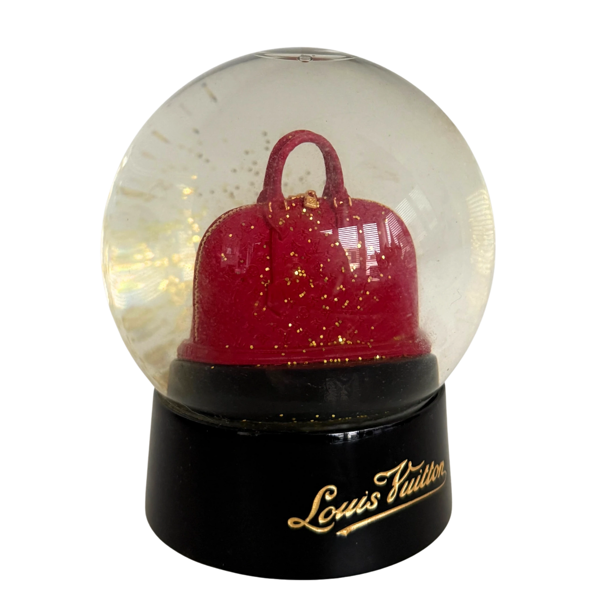 Louis Vuitton Alma Schneekugel Rot Louis Vuitton