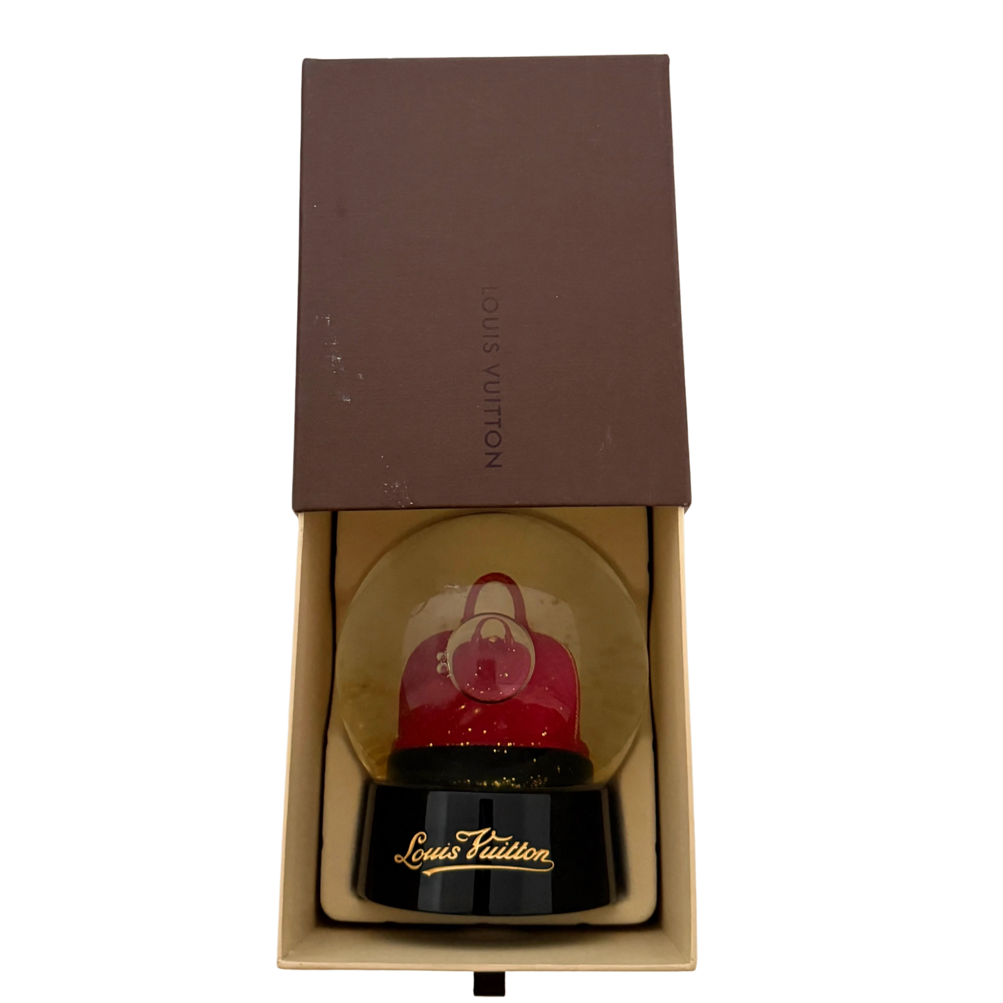 Louis Vuitton Alma Schneekugel Rot Louis Vuitton