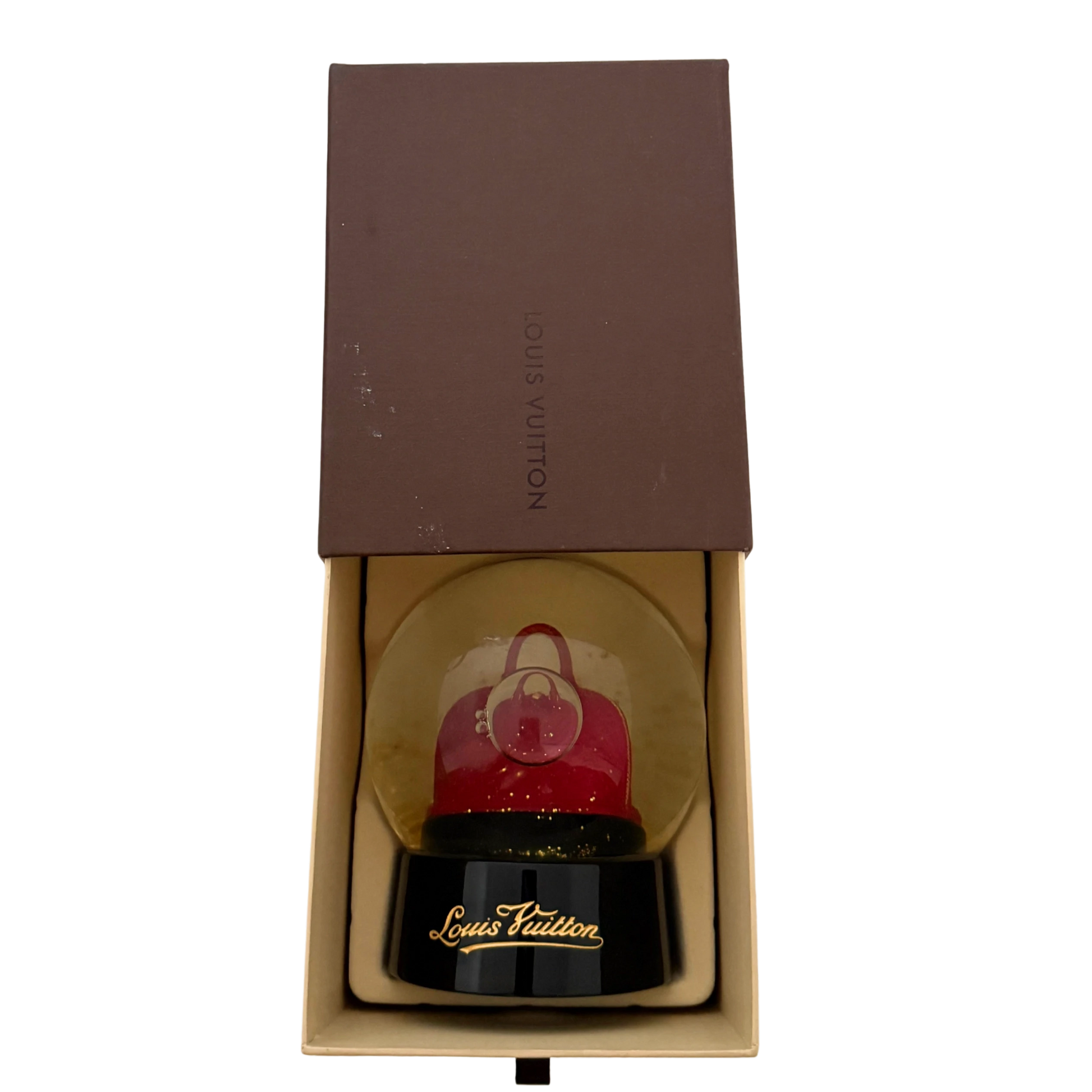 Louis Vuitton Alma Schneekugel Rot Louis Vuitton
