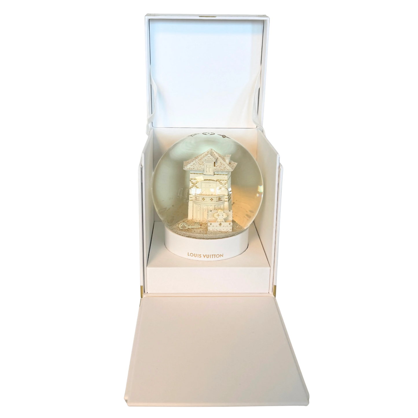 Louis Vuitton Vivienne Holiday Schneekugel Weiß / neuwertig Louis Vuitton
