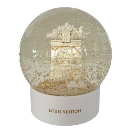 Louis Vuitton Vivienne Holiday Schneekugel Weiß / neuwertig Louis Vuitton