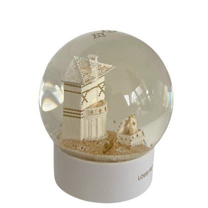 Louis Vuitton Vivienne Holiday Schneekugel Weiß / neuwertig Louis Vuitton