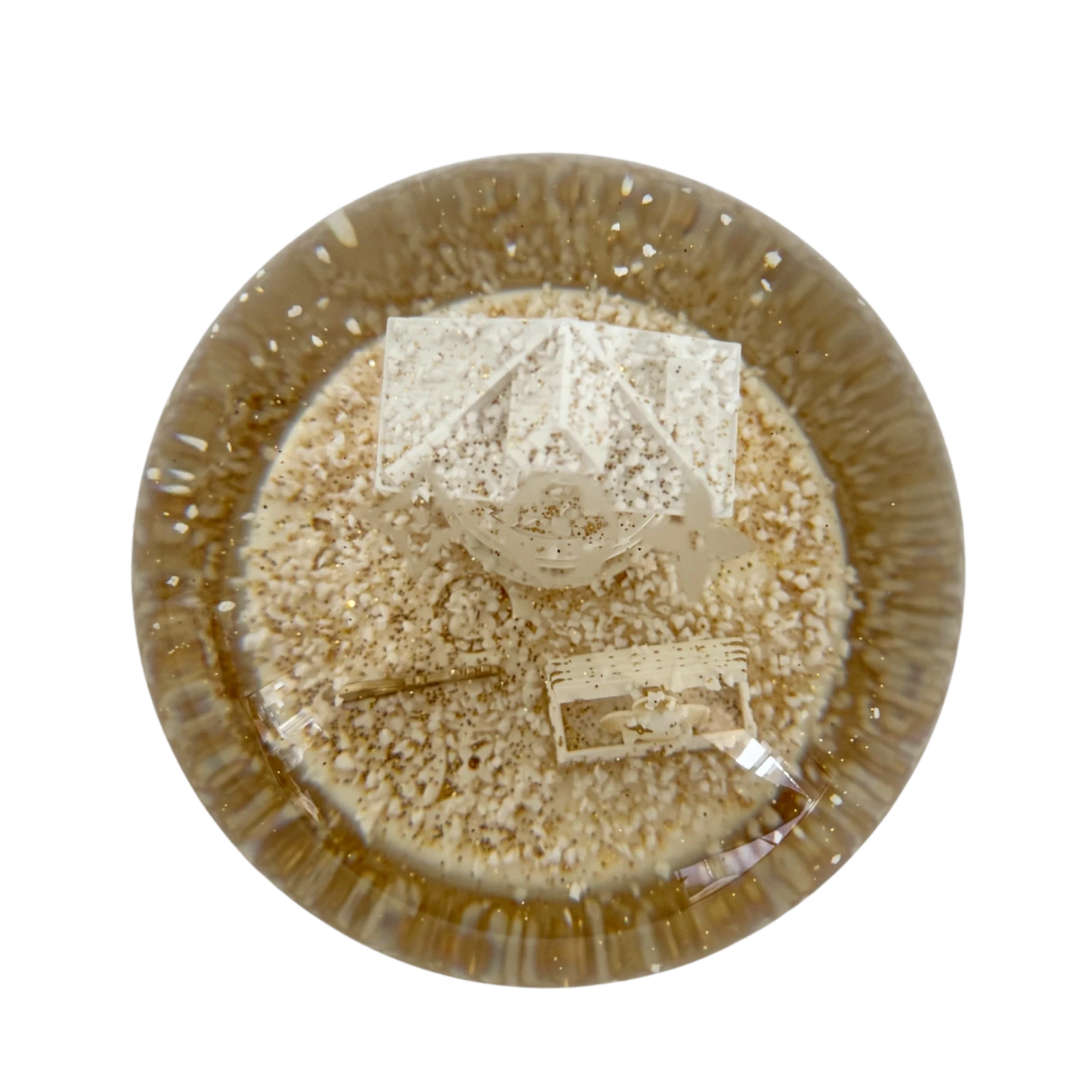 Louis Vuitton Vivienne Holiday Schneekugel Weiß / neuwertig Louis Vuitton