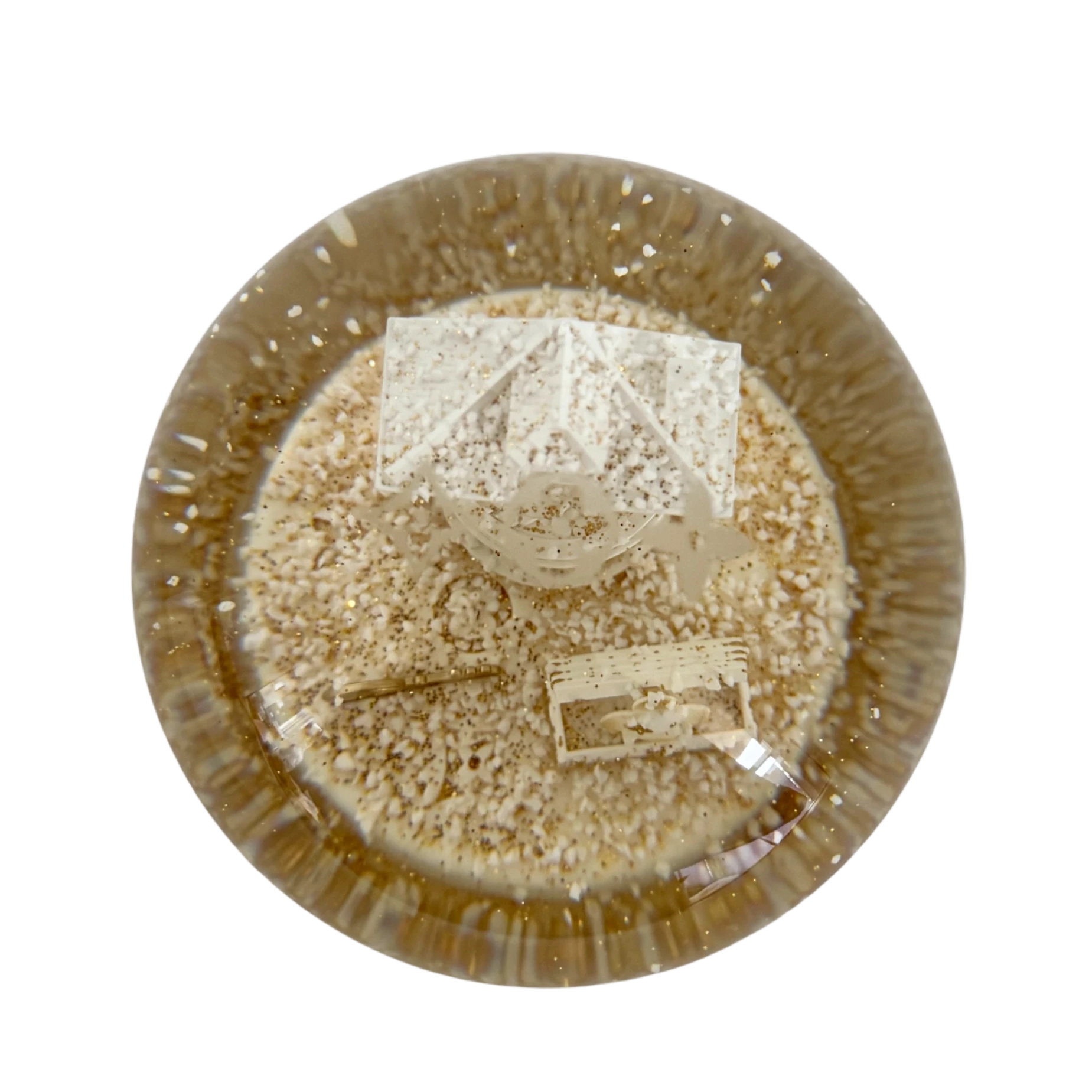 Louis Vuitton Vivienne Holiday Schneekugel Weiß / neuwertig Louis Vuitton