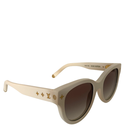 Louis Vuitton My Monogram Round Sonnenbrille Z1527W Beige / neuwertig Louis Vuitton