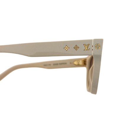 Louis Vuitton My Monogram Round Sonnenbrille Z1527W Beige / neuwertig Louis Vuitton