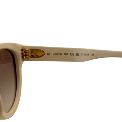 Louis Vuitton My Monogram Round Sonnenbrille Z1527W Beige / neuwertig Louis Vuitton