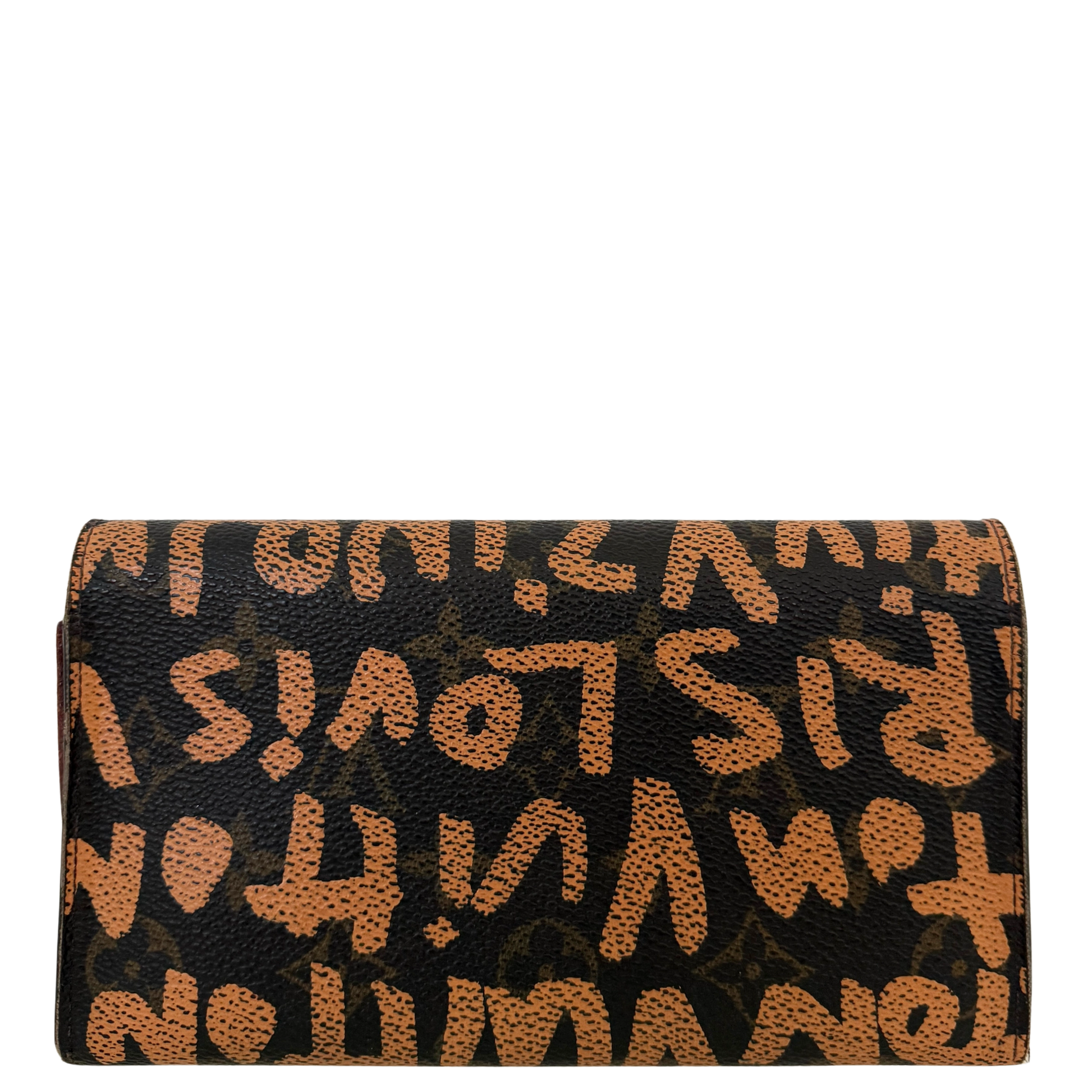 Louis Vuitton Stephen Sprouse Graffiti Geldbörse Braun / gut Louis Vuitton