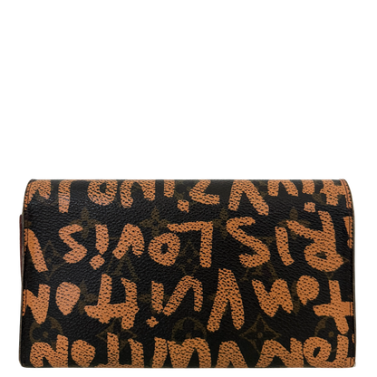 Louis Vuitton Stephen Sprouse Graffiti Geldbörse Braun / gut Louis Vuitton