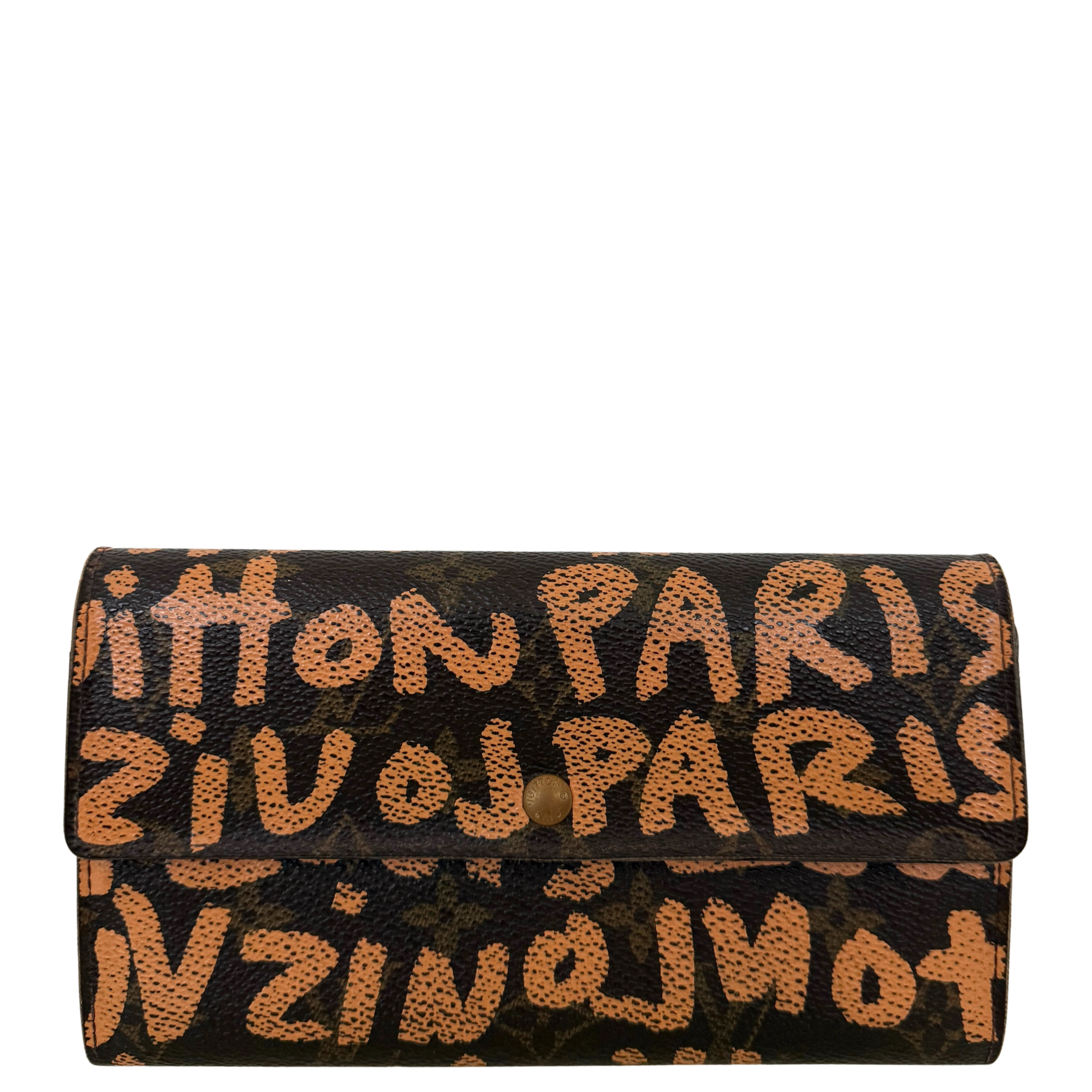 Louis Vuitton Stephen Sprouse Graffiti Geldbörse Braun / gut Louis Vuitton
