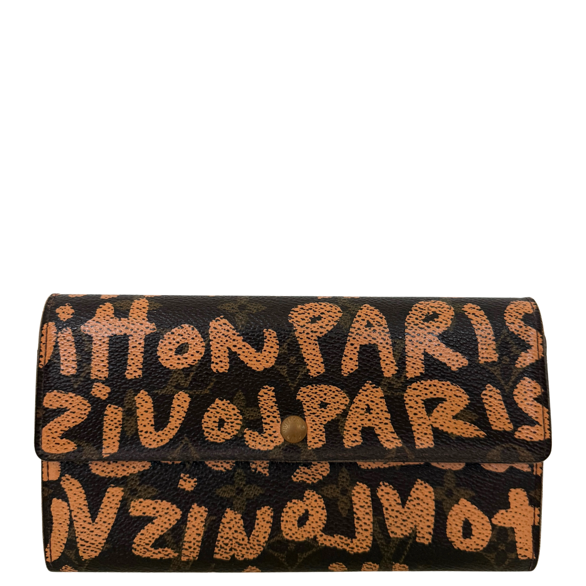 Louis Vuitton Stephen Sprouse Graffiti Geldbörse Braun / gut Louis Vuitton