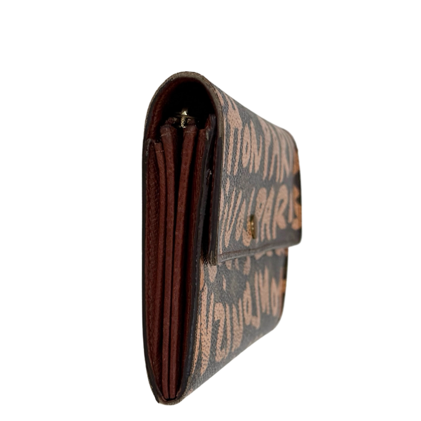 Louis Vuitton Stephen Sprouse Graffiti Geldbörse Braun / gut Louis Vuitton